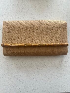 H&M Straw and Bamboo Clutch